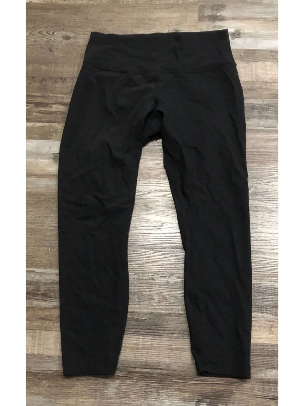 Lululemon Athletica Wunder Train Size 10 Black Athletic Leggings Work Out Yoga